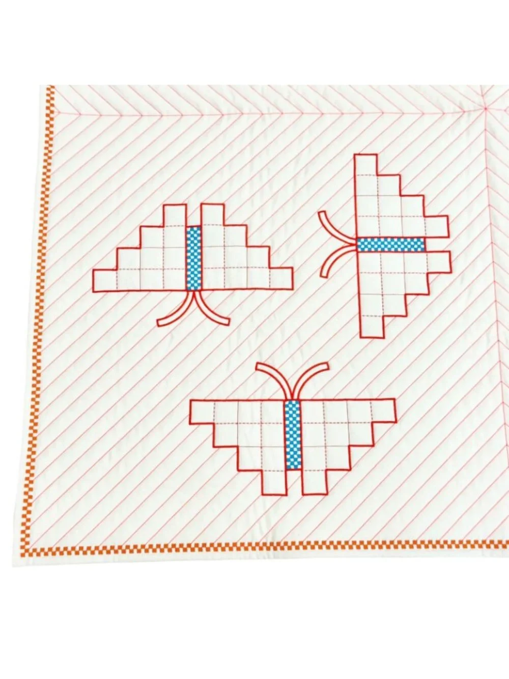 Hermes Quilted Cover Animo Natte Wool Cashmere Ecru Blanket